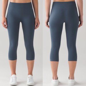 Lululemon Flow & Go Crop Legging 19" Astro Blue 2